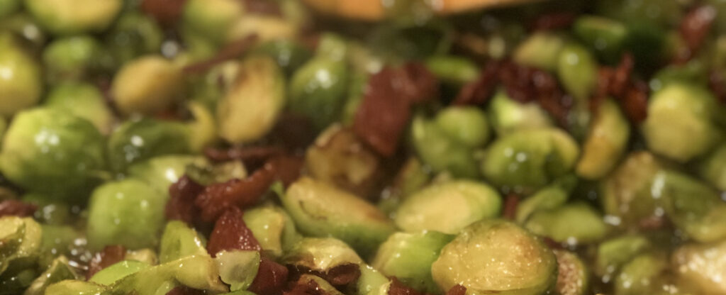 Maple Bacon Brussel Sprouts