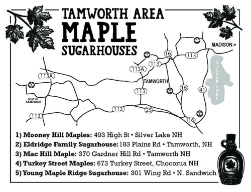 Tamworth Sugar House Map – Maple Weekend